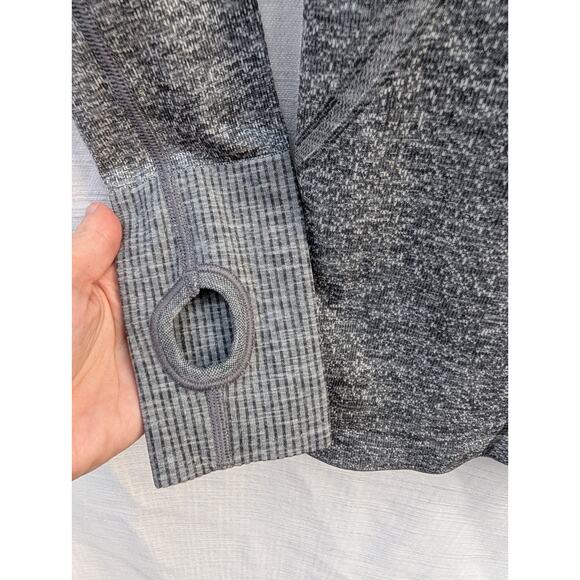 Lululemon Womens Swiftly Long Sleeve Active Shirt Sz 2 Heather Gray Ombre - Picture 6 of 6